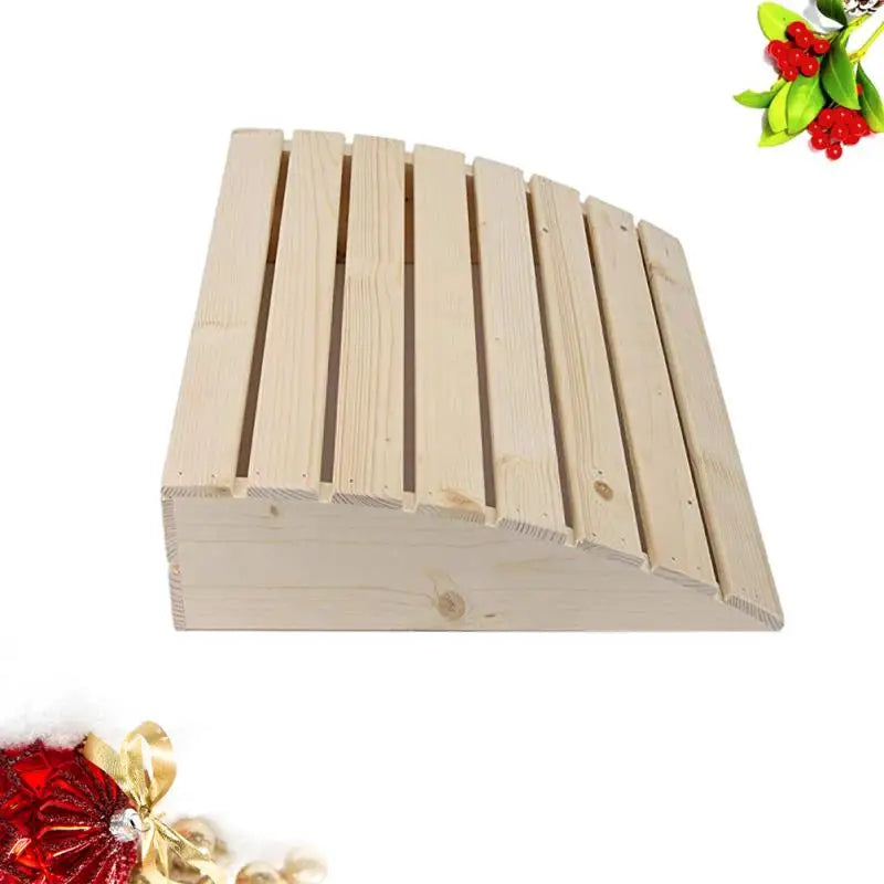 Wooden Headrest Sauna Pillow Comfortable Support Steam Room Supplies Accessories Wooden Pillow Sauna Room Equipment Bathroom