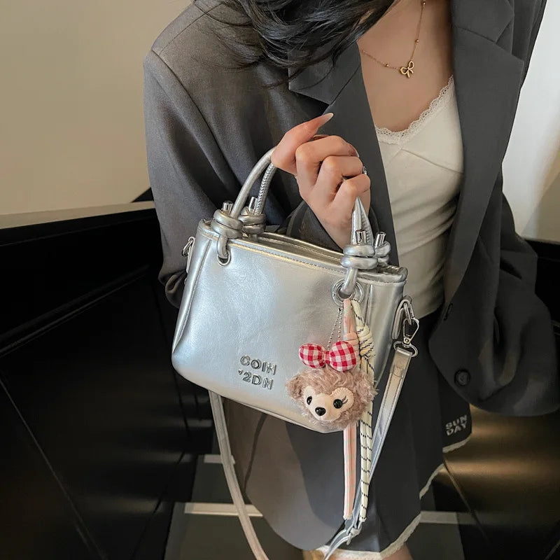 2025 Unique Women's Handbag Designer Shoulder Purse Minimalist Bucket & Square Bag Versatile Crossbody for Work