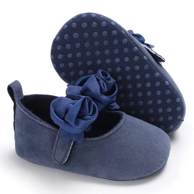 Children's Soft-Soled Flat Shoes With Design | Baby Shoes For All Seasons 0-1 Year Old |Girls Princess Shoes | First Walkers