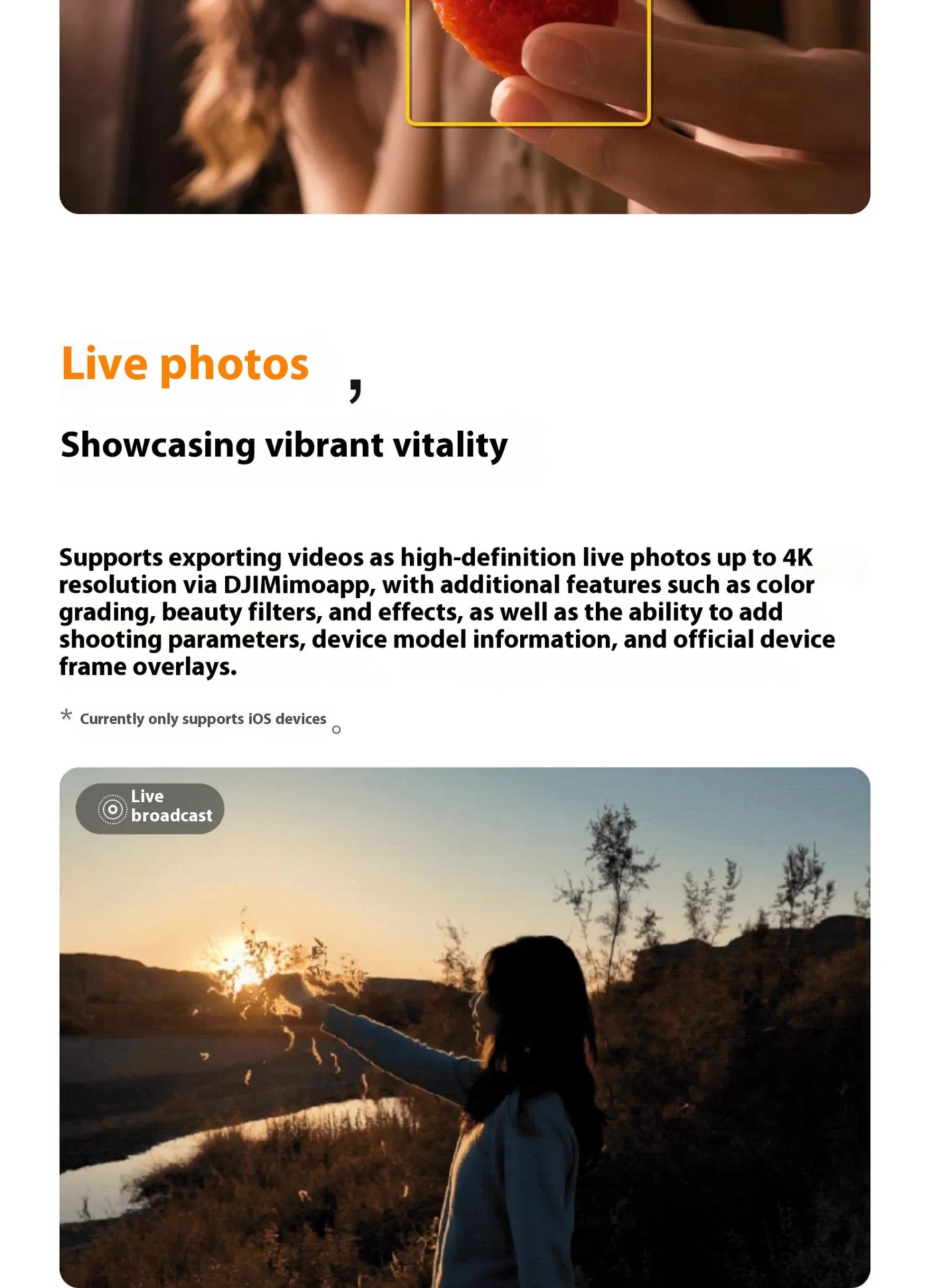 DJI Osmo Pocket 3 Handheld PTZ Smart Travel with An Inch Pocket PTZ Camera Handheld Vlog Camera Outdoorl Gifts