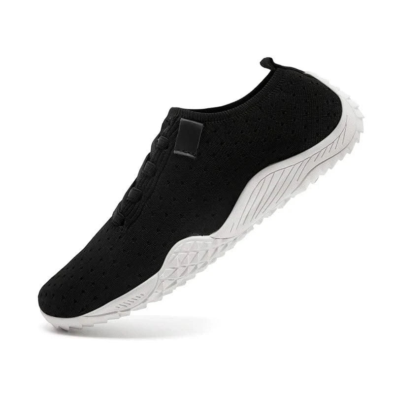 Women's Wide Toe Shoes Barefoot Inspired Sneakers Anti Slip Soft Sole Casual Walking Footwear Lightweight Comfortable Design