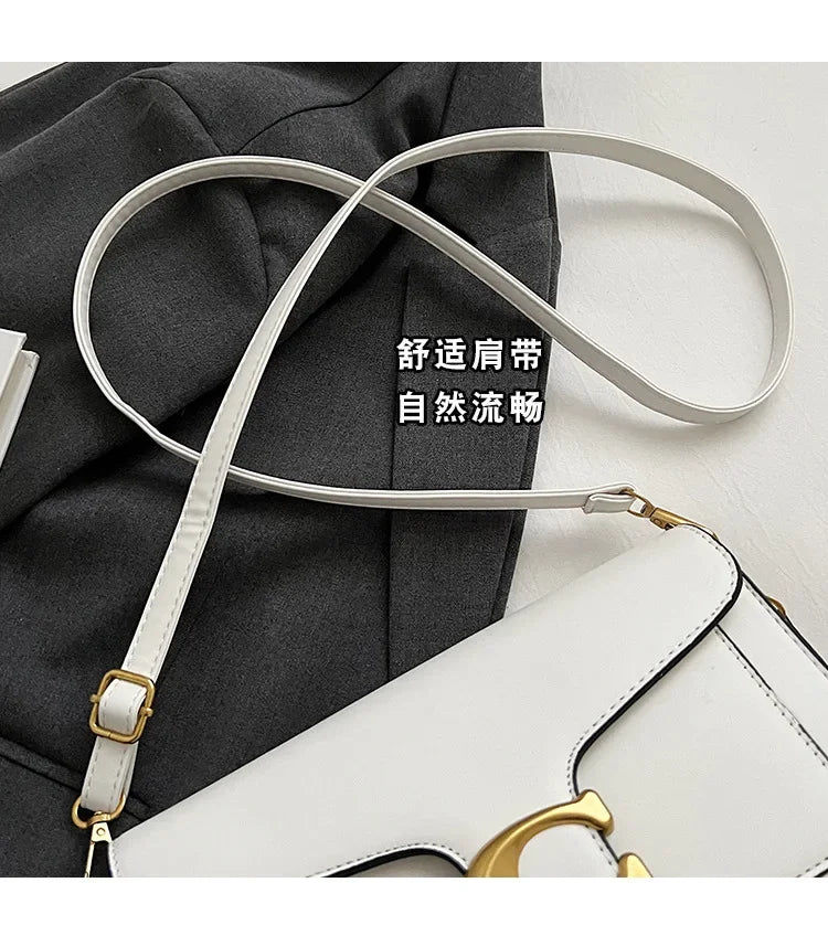 Luxury - Grade 2025 Women's Exclusive Small Square Shoulder Bag - Solid - Color Aesthetic, Niche - Style Design& Daily, Stylish