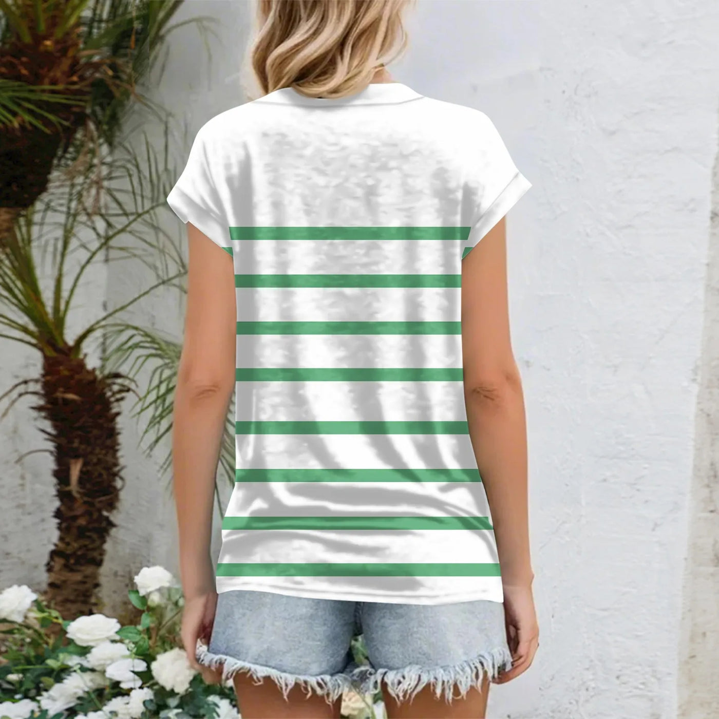 Womens Summer Tops Going Out Workout Outfits Spring Short-sleeved T Shirts Business Casual Dressy Fashion Trendy Clothes 2025