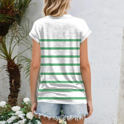 Womens Summer Tops Going Out Workout Outfits Spring Short-sleeved T Shirts Business Casual Dressy Fashion Trendy Clothes 2025