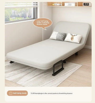 Sofa bed folding dual-purpose small apartment living room Internet celebrity telescopic bed single balcony