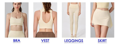 Women's Matching Activewear Set Sports Bra & High Waist Leggings 2-Piece Workout Outfit Gym Clothes for Yoga, Running & Fitness