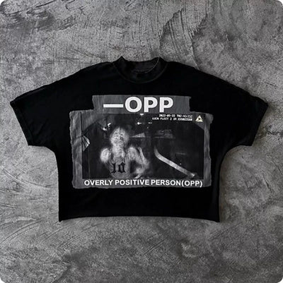 Designer Men's T-Shirts Oversized Hip Hop Rock Graphic Goth Harajuku Shirt Men Women Y2k Top Punk Print Tops Fashion Streetwear