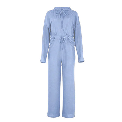 2023 Autumn Casual Wear Women Lounge Tracksuit 2 Piece Set Loose Lounge Sets Ladies Hooded Sweat Suit Outfits Female