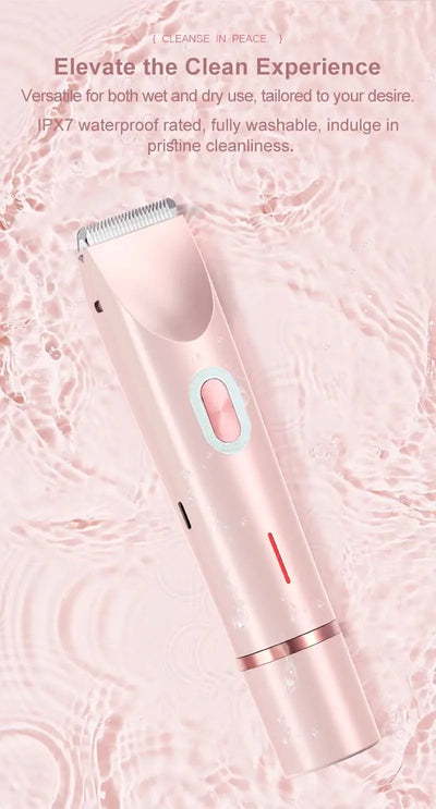 Portable Rechargeable Eepilators For Women - Electric Shaver Doubles As Hair Trimmer For Leg Face Arm