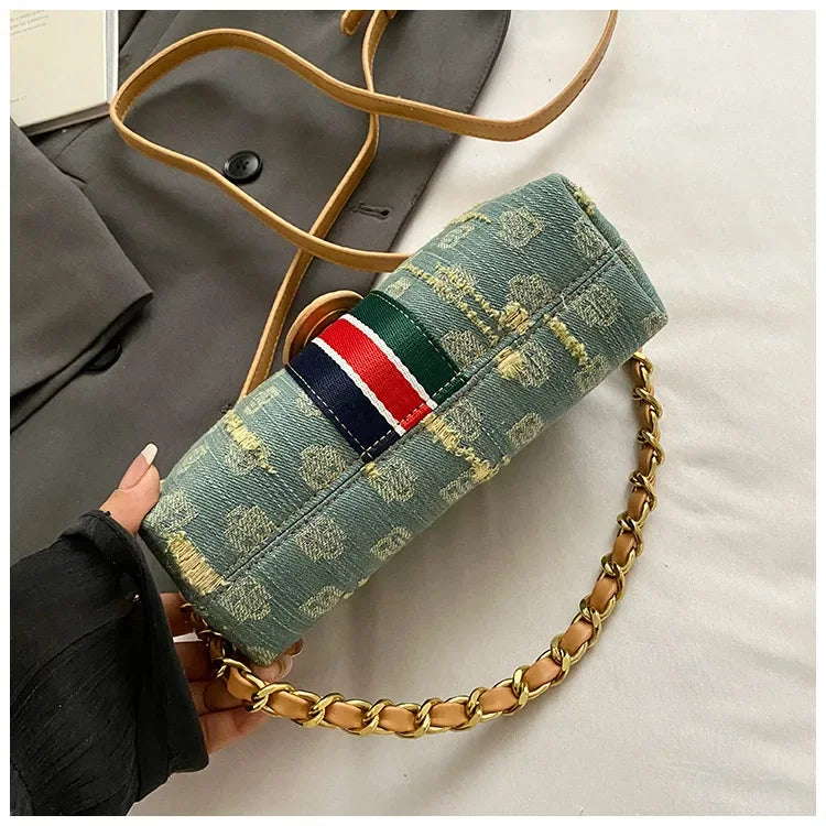 Luxury - Grade 2025 Women's Niche - Designed Cowboy - Cloth Bags - Fashion - Forward Crossbody, Shoulder & Under - Arm Bags