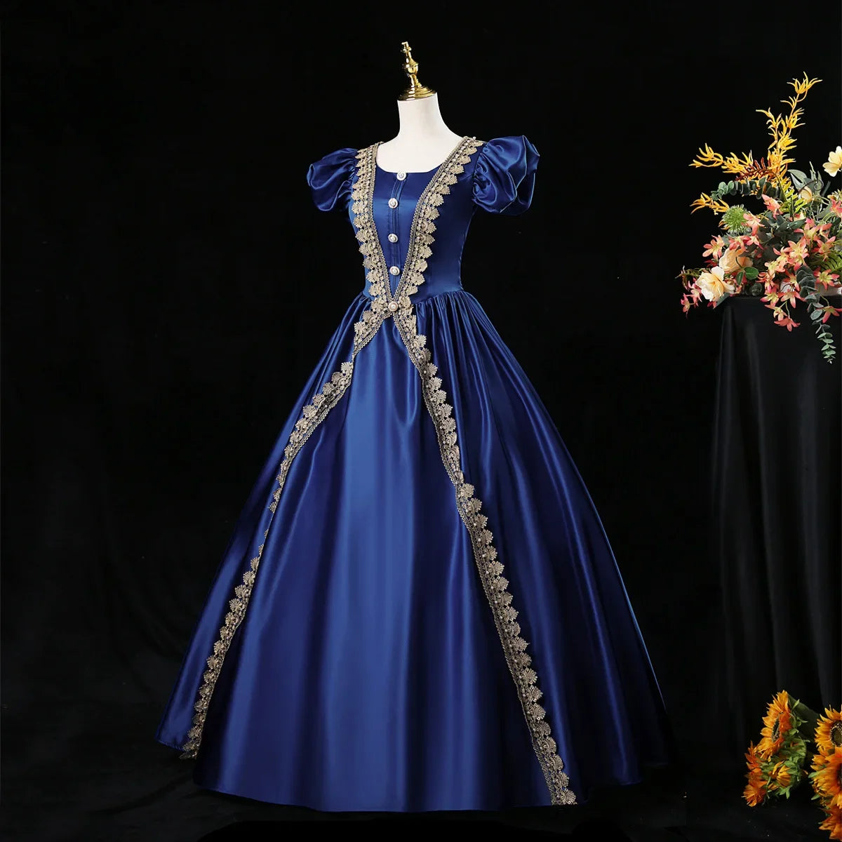 Customized Ball Gown Medieval Dresses Court Victorian Marie Birthday Party Gowns Masquerade Theater Halloween Abendkleider