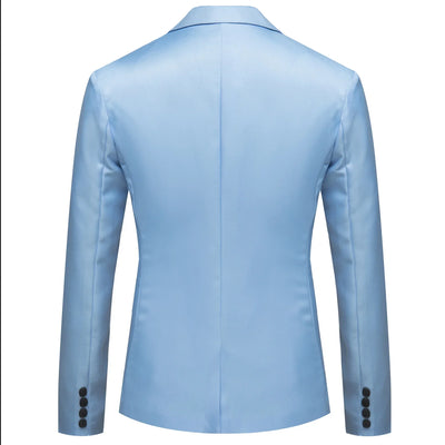 2025 Men's Formal Office Blazer Jacket Suits Solid Fashion Wedding Dress Suit Jacket Coat Male Oversized Casual Blazer Hombre - Elanique