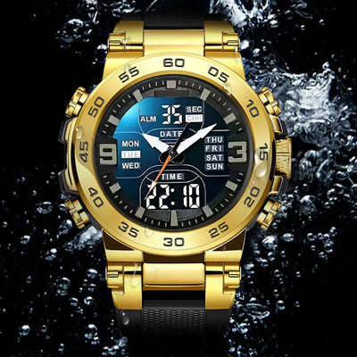 High-End Sports Watch for Teens - Multifunctional, Luminous Alarm, Digital Display,Battery Operated, Digital Movement Watch