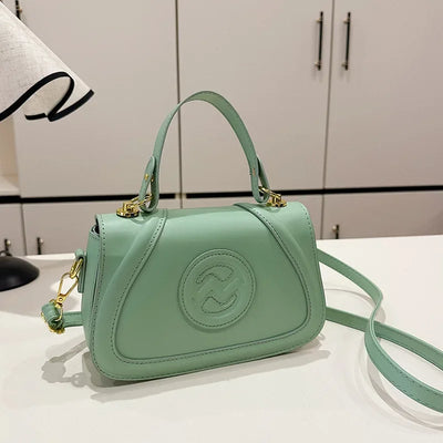 2025 Designer Handbag for Women - Premium Textured Shoulder Bag, Fashionable Crossbody & Top Handle Tote for Work & Daily