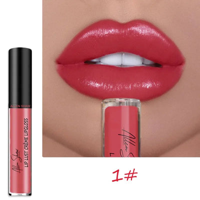 Sexy Women Liquid Lipstick Waterproof Long Lasting Moist Lip Gloss Tint Colorful Lipgloss Women Makeup maquiagem