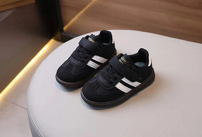 Spring Sport Shoes For Children PU Leather Ergonomics Kids Sneakers Soft-soled Children's Sneakers Boy's Girl's Tennis Shoes