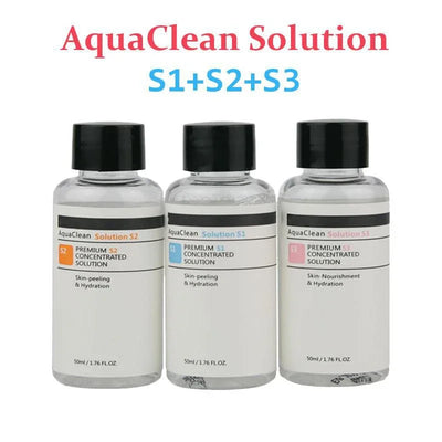 Facial Serum Clean Solution 50ml 3 Bottle/Set Solution For  Dermabrasion Skin Care Machine Care Salon Moisture Cleaner Machine