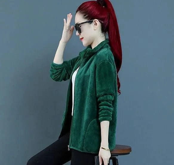 Fleeced Short Coats for Women  High Quality Casual