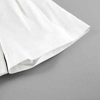 New Cotton Linen Vest Short Sets Casual Sleeveless Undershirt Shorts Sets for Women 2 Pieces Outfit Office Lady White Pant Sets