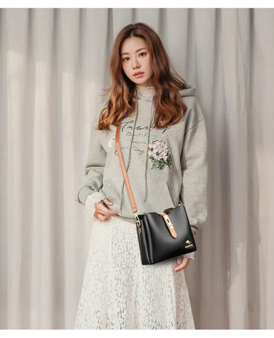 Genuine Brand Soft Leather Women’s Handbags High Quality Small Shoulder Bags Women Luxury bags Fashion Ladies Crossbody Bags Sac