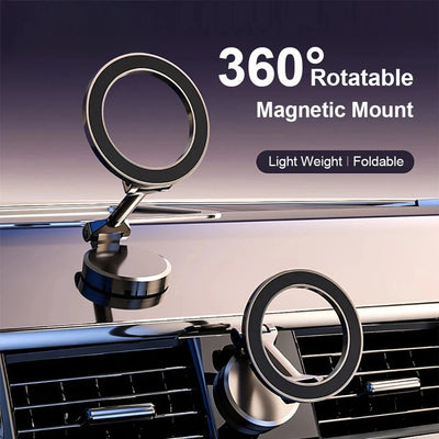 Magnetic Magsafe Car Phone Holder for iPhone 15 14 13 Pro Max Plus Vehicles Mobile Support Secure Mount in Car