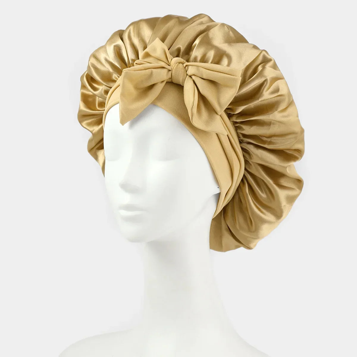 Satin Bonnet Silk Bonnet Adjustable Bonne For Sleeping Hair Bonnet With Tie Band Bonnets For Women Men