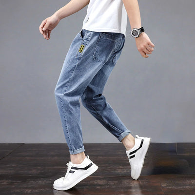 Men Jeans Male Trousers Simple Design High Quality Cozy All-match Students Daily Casual Korean Fashion jeans for men pants