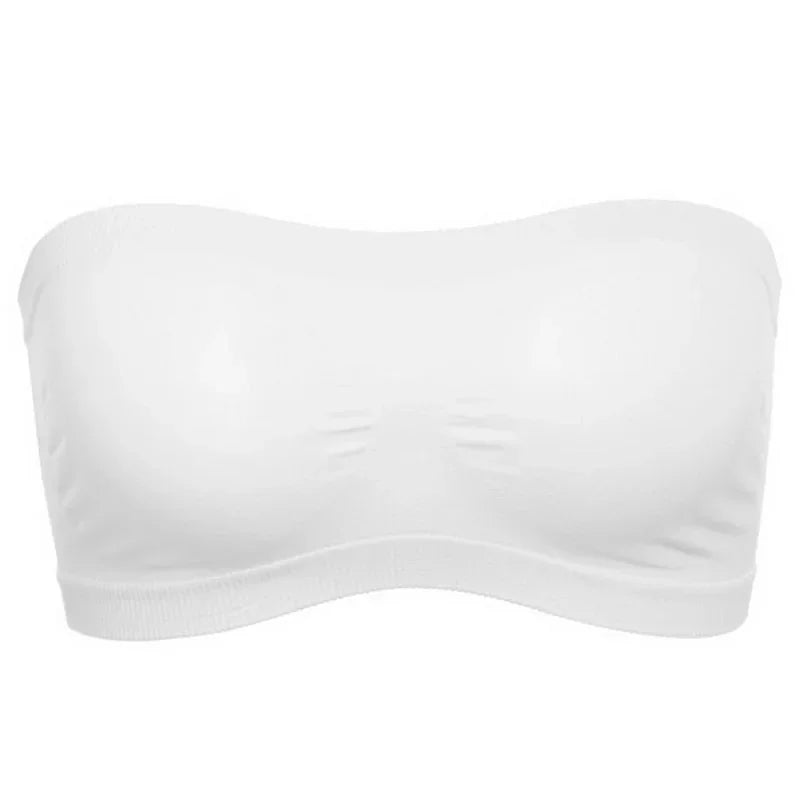 Women Breathable Mesh Tube Bra Seamless High Elastic Wrapped Sexy Invisible Strapless Chest Wraps Tube Tops Pregnant Mothers Bra