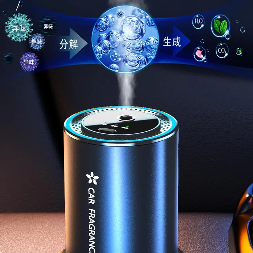 Car Diffusers For Essential Oils Smart Car Diffuser Perfume Adjustable Concentration Car Fragrance Diffuser 50ml Car Aromatherap