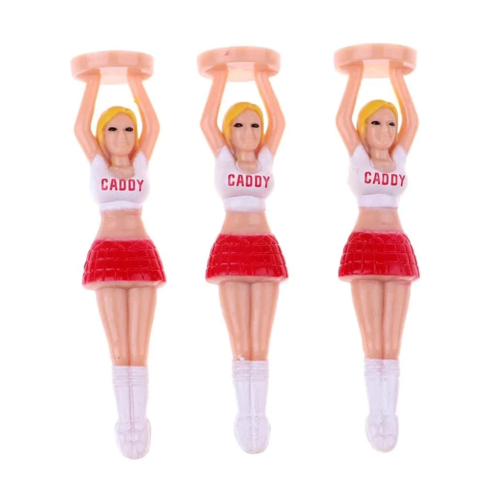 Accessories Novelty Golf Balls Standing Womens Girl Golf Tee Golf Ball Tees Lady Golf Tee Golf Ball  Holder Cheerleaders Tee