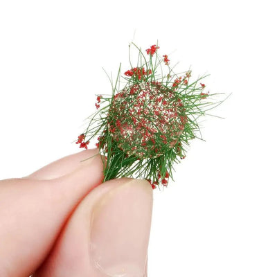 DIY Miniature Garden Decor Durable Static Scenery Model Layout Sand Table Flower Cluster Landscape Wargame Grass Tufts Building