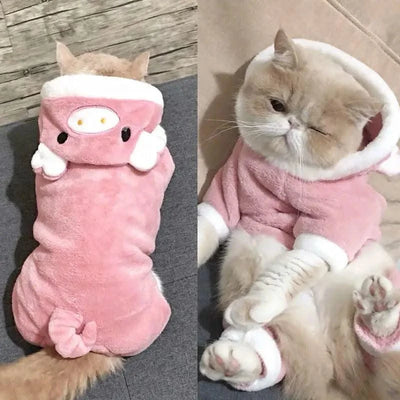 Pet Dog Clothes for Small Dogs Fleece Dog Costume Puppy Cats Chihuahua Clothing Pet Jumpsuit French Bulldog Clothes Pets Hoodies