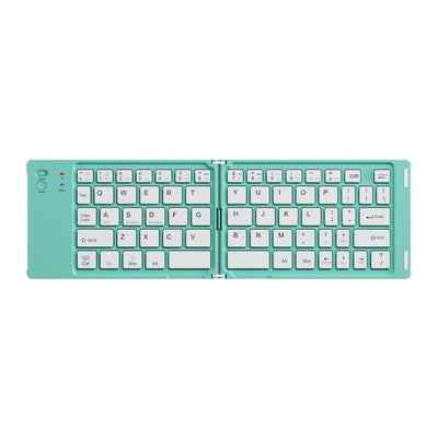 Mini Wireless Folding Keyboard Slim Design Lightweight Bluetooth Keyboard Portable Rechargeable Foldable Keyboard Notebook