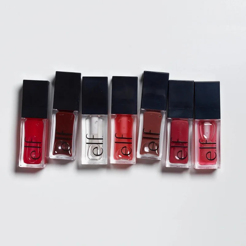 Original Genuine Elf Glow Reviver New Lip Oil Lip Gloss Lipstick Moisturizing Nourishing Fade Liplines Makeup Cosmetics Beauty