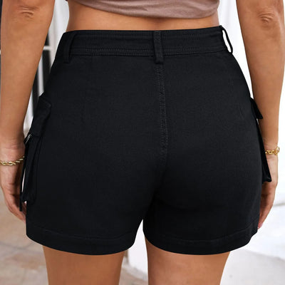 Shorts For Women Cargo Shorts Knee Length Elastic Waist Long Shorts Pants For Summer Casual American Style Streetwear 2024