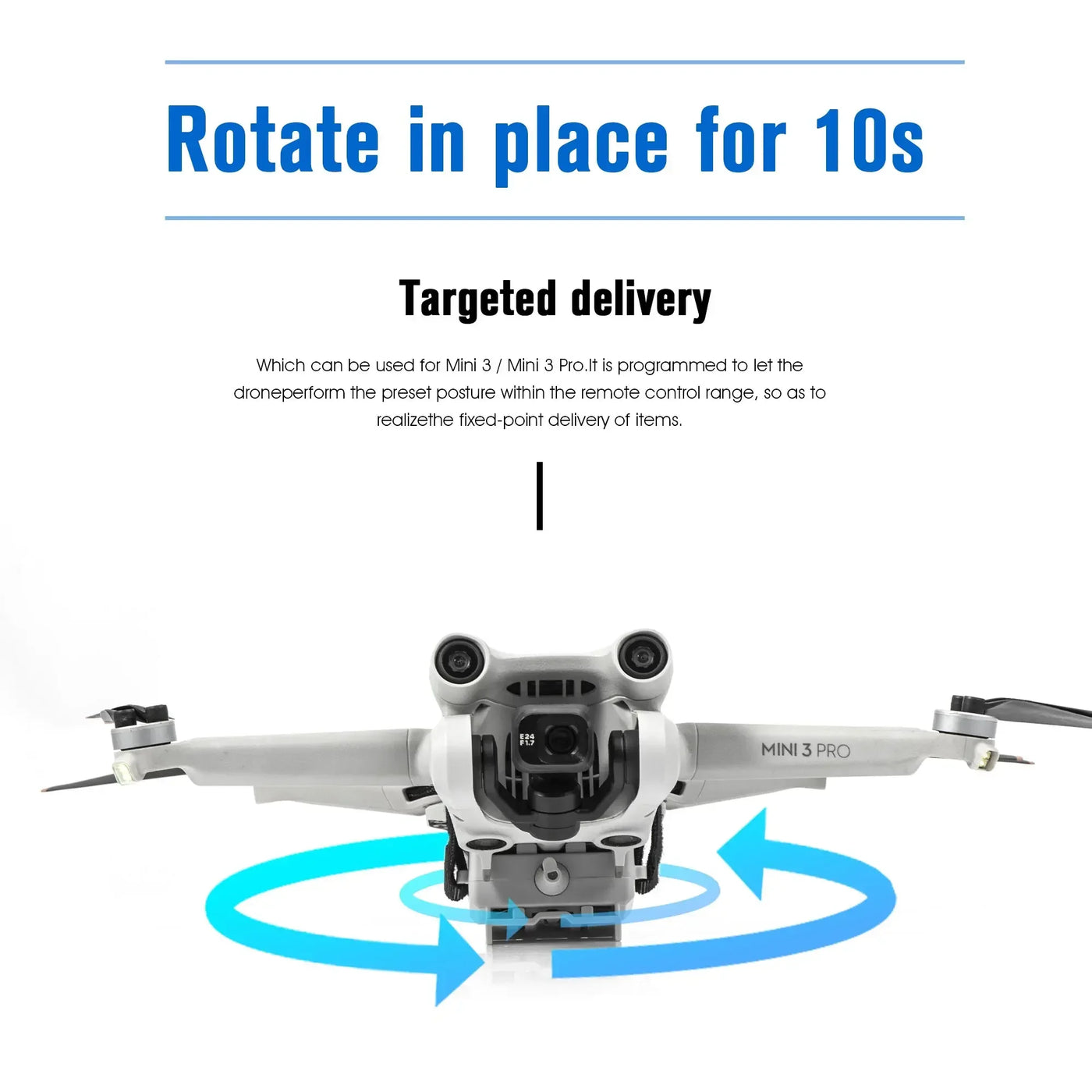 STARTRC Drone Airdrop System For DJI Air 3S/Mini 4 Pro/Mini 3/Mavic 3/Air 2S/Mavic 2/Mini 2 SE Air-dropping Thrower Gift Deliver