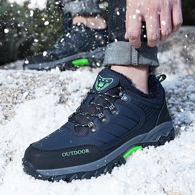 Men's Sneakers Outdoor Low-top Men's Hiking Shoes for Mountain Climbing and Warmth Men's Boots Outdoor Hiking Boots Work Shoes