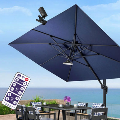 Solar Patio Umbrella Light IP65 Waterproof Clip-On Umbrella Lamp Power Display Umbrella Pole Light for Beach Camping Tent Party