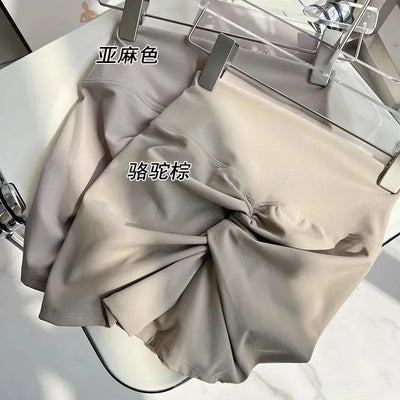 Women Yoga Shorts High Waist Workout Shorts Fitness Yoga Lift Butt Fitness Ladies Yoga Gym Running Short Pants Sportswear