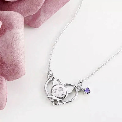 Sanrios Luxury Necklaces Anime Hellokitty Cinnamoroll Clavicle Chain Necklace for Women Jewelry Wedding Party Birthday Girl Gift