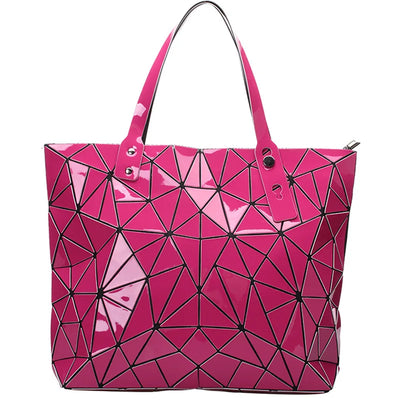 Fashion Luxury bag Women Top-Handle Bag New Designer Famous Brand Lady Shoulder Bag Bright Geometry Female Handbags Totes