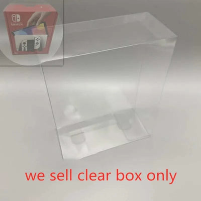 PET Box Protector For SWITCH Oled Console Transparent Collect Boxes For Nintendo Game Shell Clear Display Case