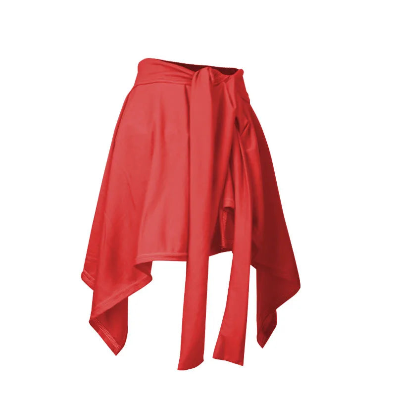 Yoga Skirts Tennis Ballet Skirt Women All-match Hip Covering Bottoms Sports Long Strap Cover Up Shawl Scarf