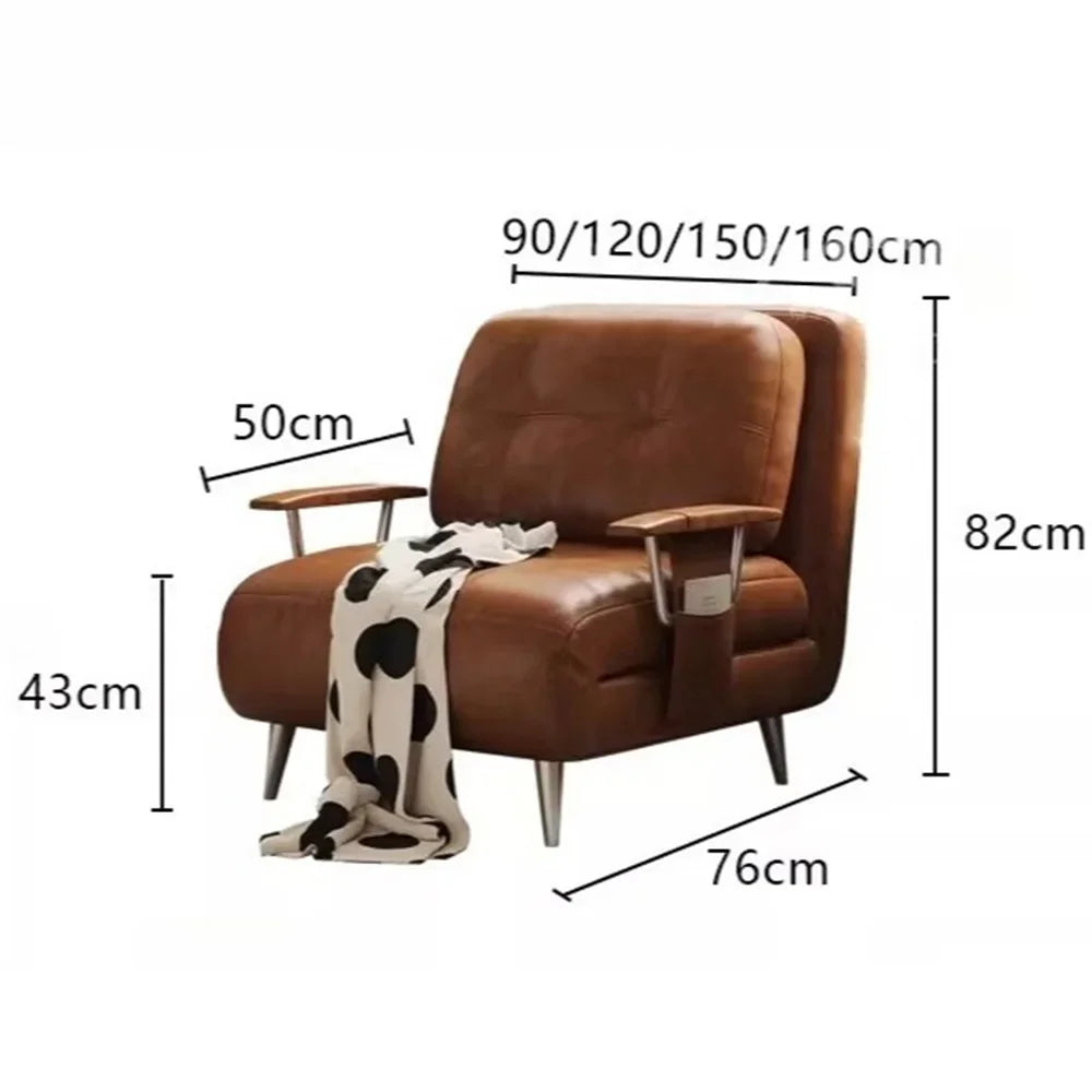 European Bed Sofas Lounger Minimalist Individual Folding Reclining Sofas Sleeper Relax Arm Woonkamer Banken Home Furniture