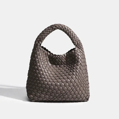 Designer bag Luxury 2024 woman bag Brand New Product PU Small size hand-woven bucket bag High quality Women's handbag