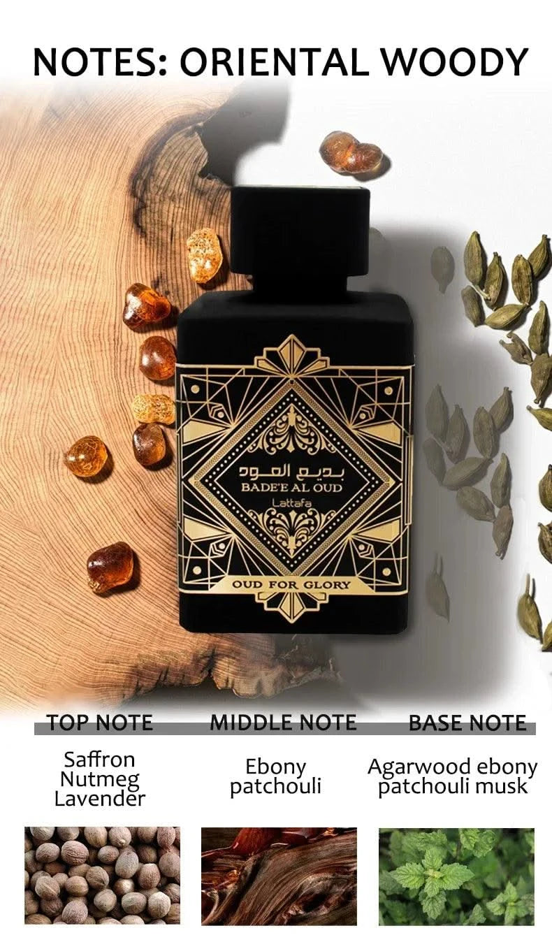 100ml Original High Quality Noble Selected Eau De Toilette Unisex Perfume Spray Fragrance Lasting Arabian Dubai Glory Flower - Elanique