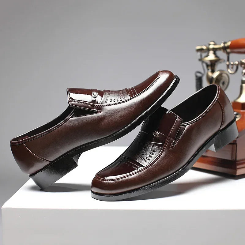 Oxford Shoes for Men Dress Shoes  Formal Shoes Fashion Round Toe Business Wedding  Dress  Men Designer  Loafers