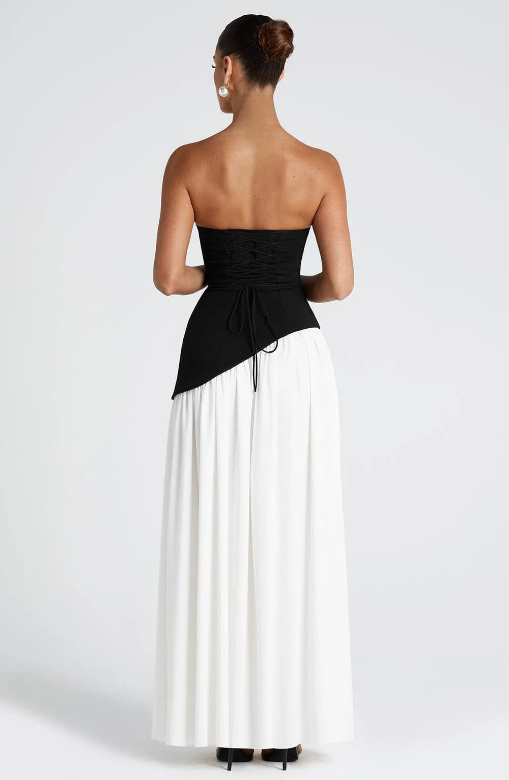 Dresses Summer Women's Chic Tube Top Hanging Neck Holiday Dress Women's Street Fashion Party Long DressFashionable temperament h