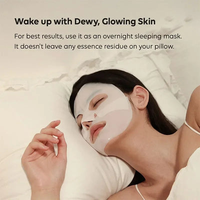 Deep Collagen Overnight Mask The Real Collagen Facial Sheet Masks Low Molecular Weight Collagen Elasticity Firming Moisturizing