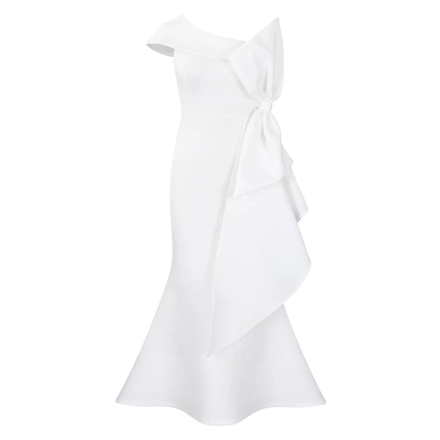 Elegant Dresses for Women 2024 New One Shoulder Ruffles Mermaid Floor Length Luxury Female Birthday Party Dinner Vestidos Mujer